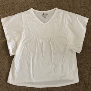 Girls Old Navy white top